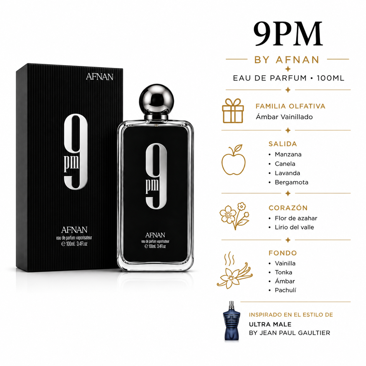 Afnan 9PM – Perfume Hombre